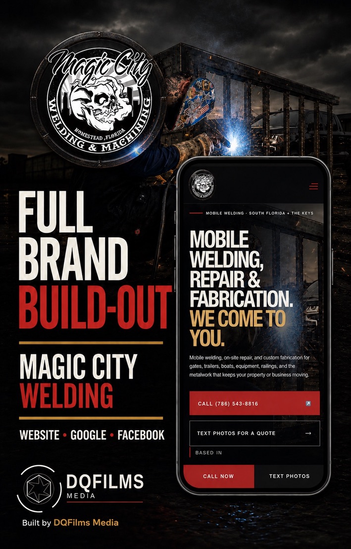 Magic City Welding — Brand identity / Website / Google presence