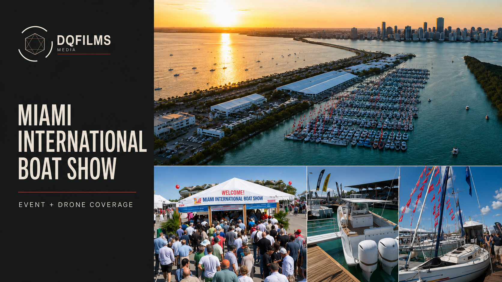 Miami International Boat Show — Live event / Photography / Drone coverage